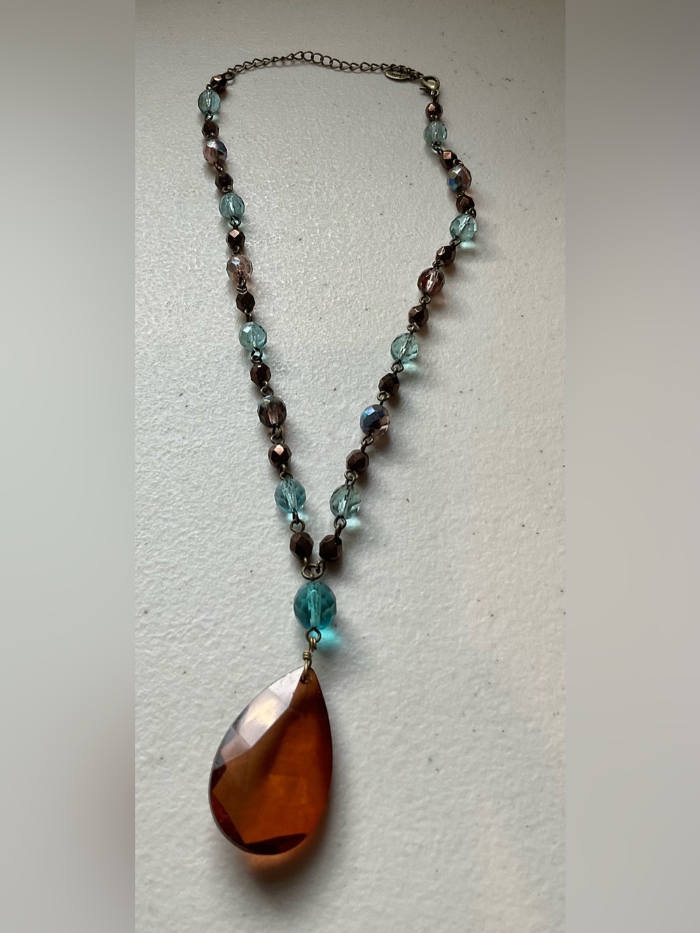 Vintage Cookie Lee Y-drop Necklace